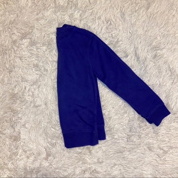 Blue Girls Crew Neck Hoodie - Picture 4 of 4